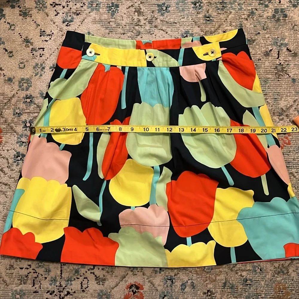 NWOT Anthropologie Cotton Tulip Skirt Pockets! fei Size 8 - Picture 7 of 15